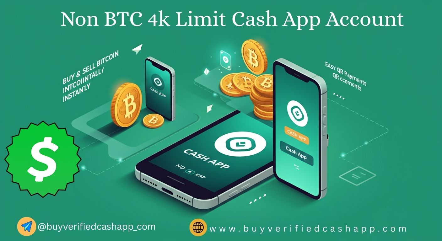 Non BTC 4k Limit Cash App Account